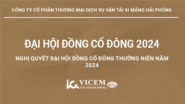 Nghị quyết Đại hội đồng cổ đông thường niên năm 2024