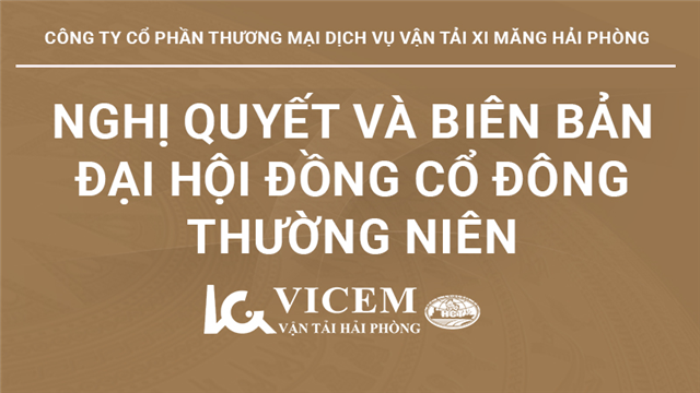 Nghị quyết và Biên bản Đại hội đồng cổ đông thường niên năm 2025